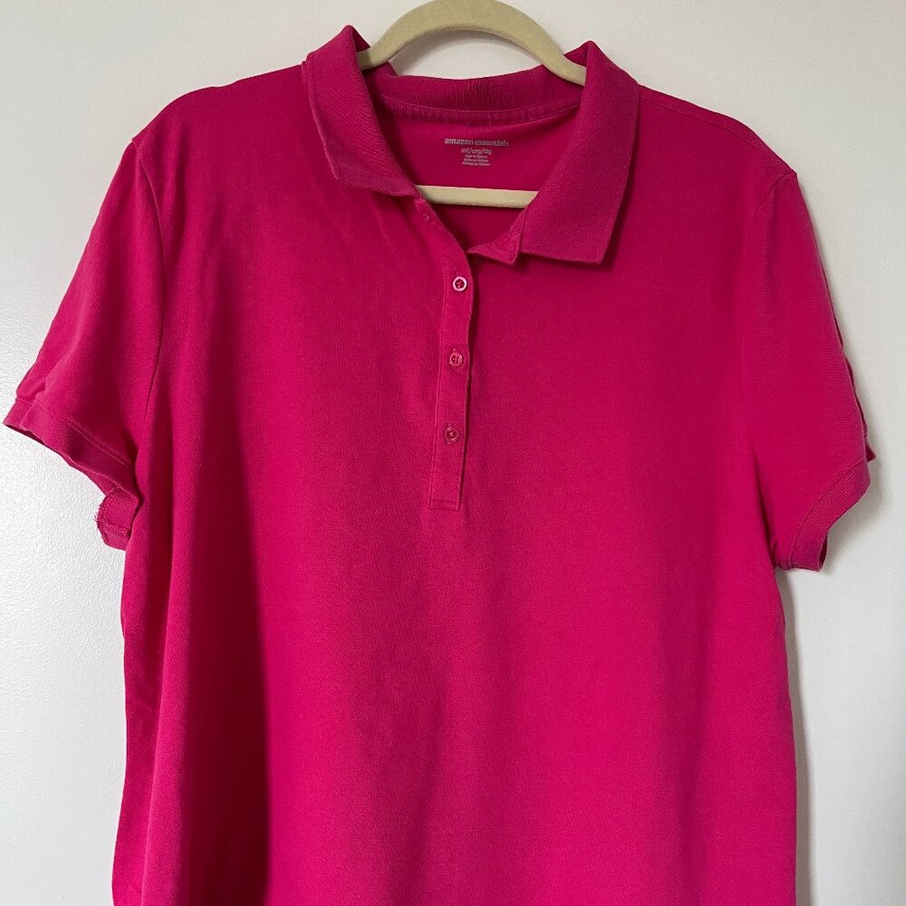 Hot Pink Short Sleeve Polo